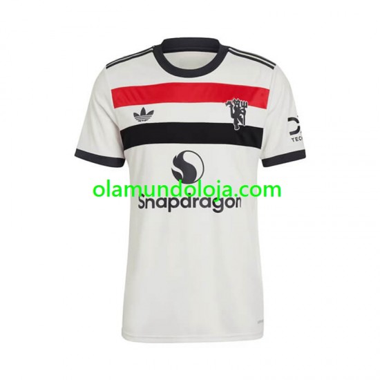 Camisola Manchester United Homem Equipamento Terceiro 2024-2025 Manga Curta